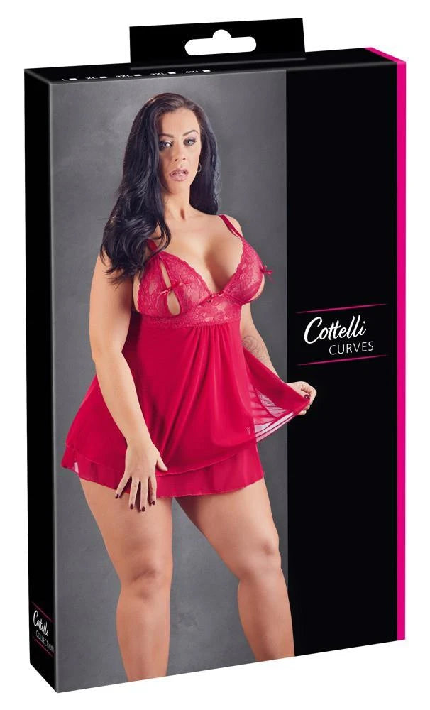Babydoll rouge 4XL