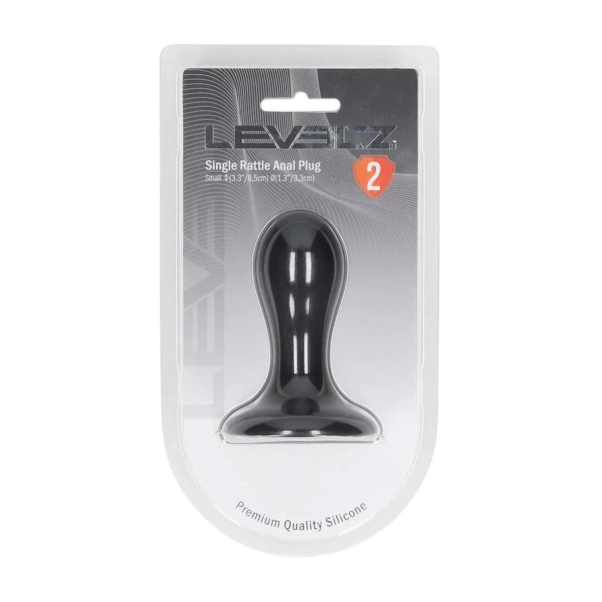 Plug anale Single Rattle – nero | Levelz
