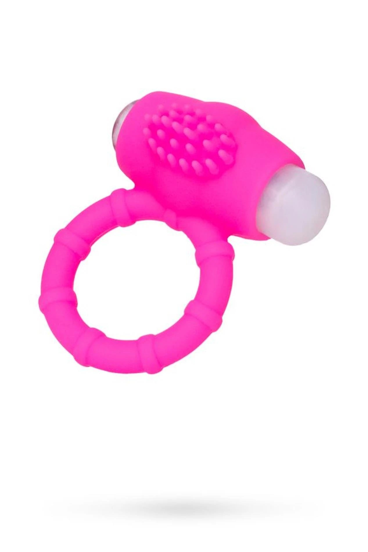 A-TOYS, Anneau vibrant pour pénis, Silicone, Rose, Ø2,5 cm
