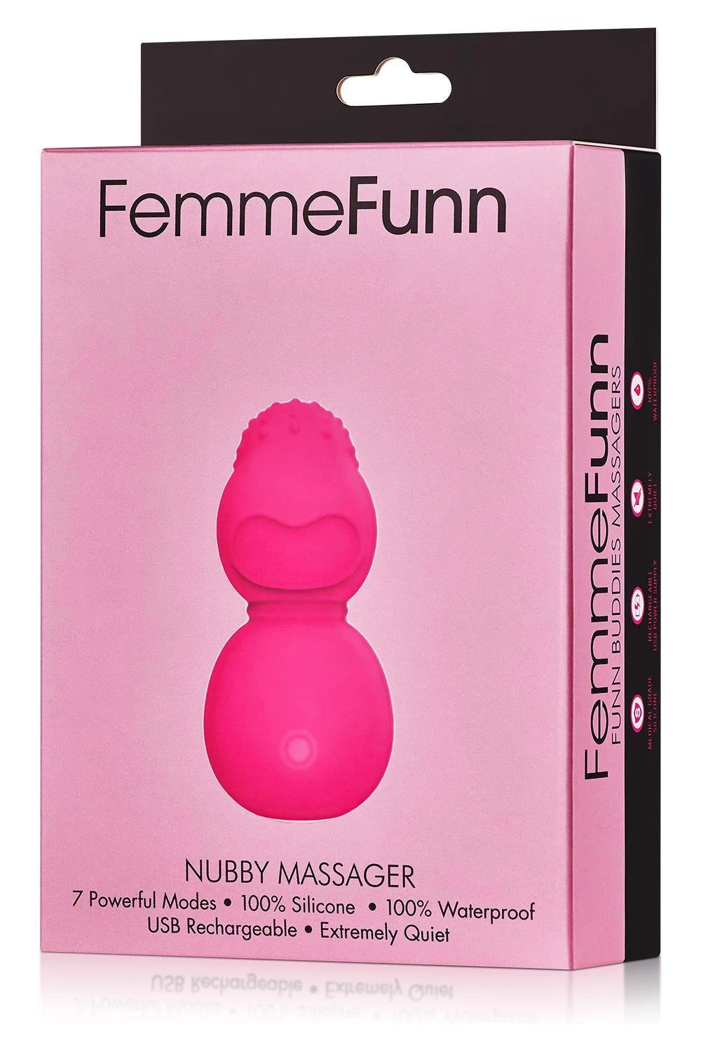 Mini vibromasseur Nubby – rose | FemmeFunn