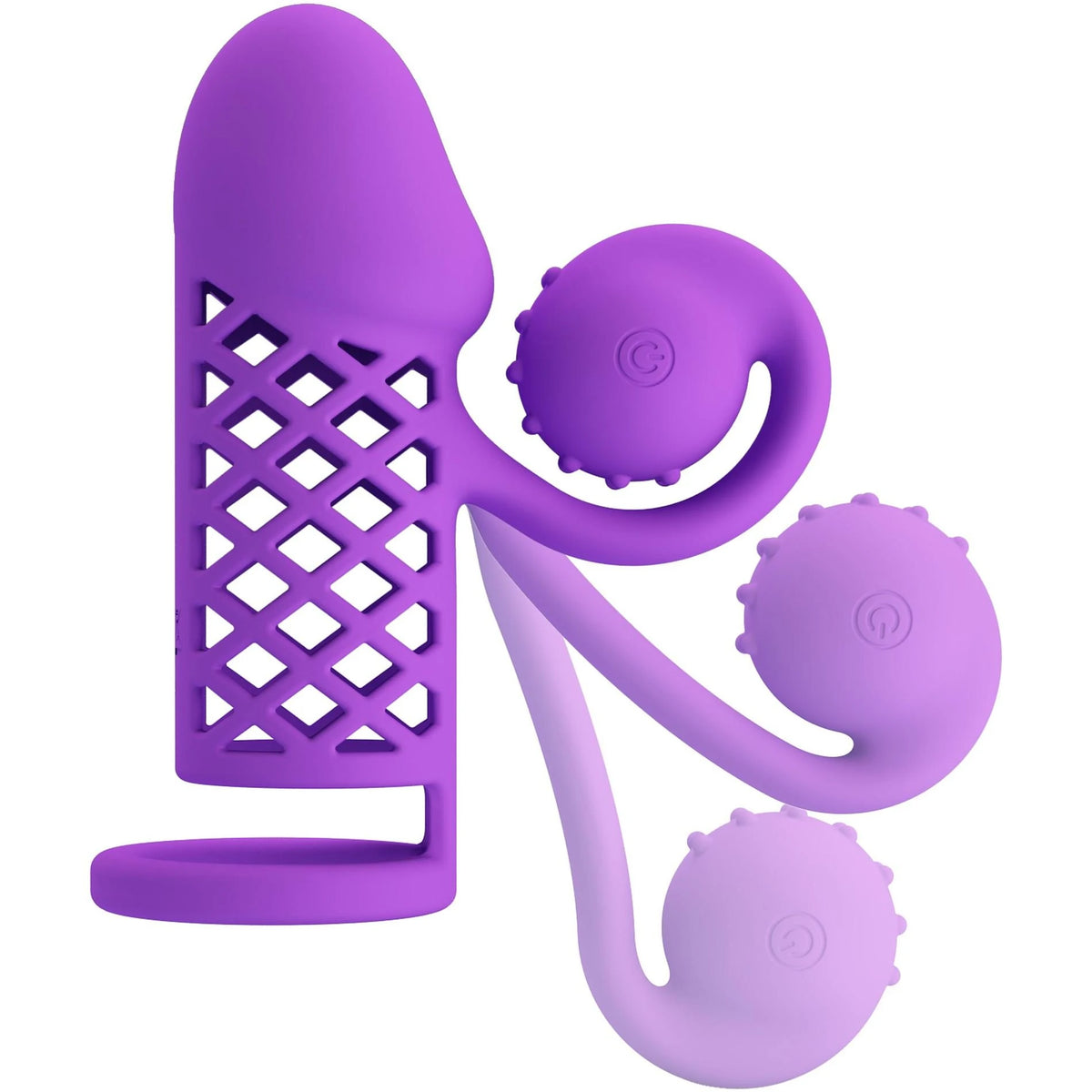 Guaina per il pene Mind blowing miracles Memory 10 funzioni – ricaricabile, vibrante, viola | Romance