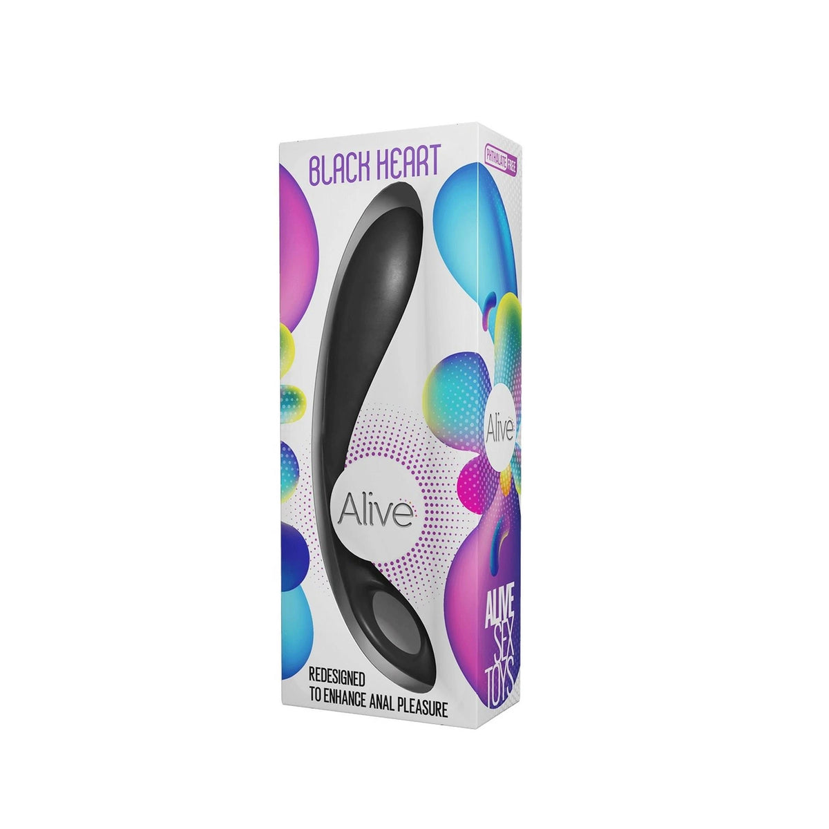 Vibratore punto G AL.Black Heart – nero | Alive