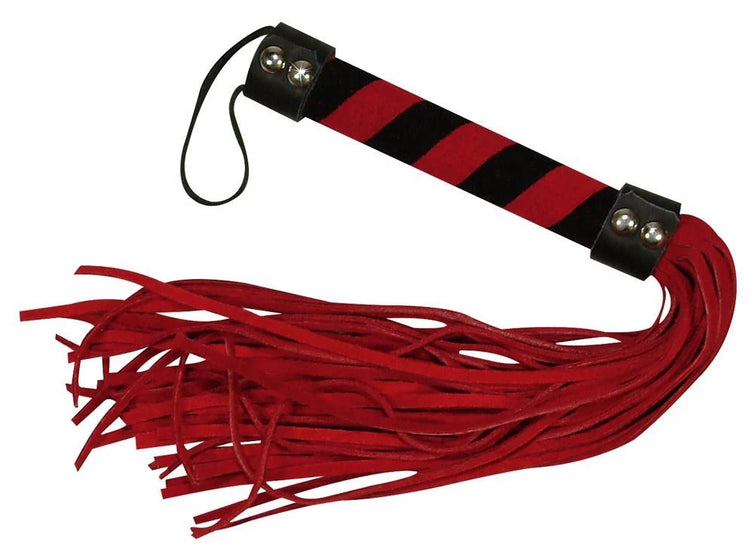 Frusta Flogger – rossa | Bad Kitty