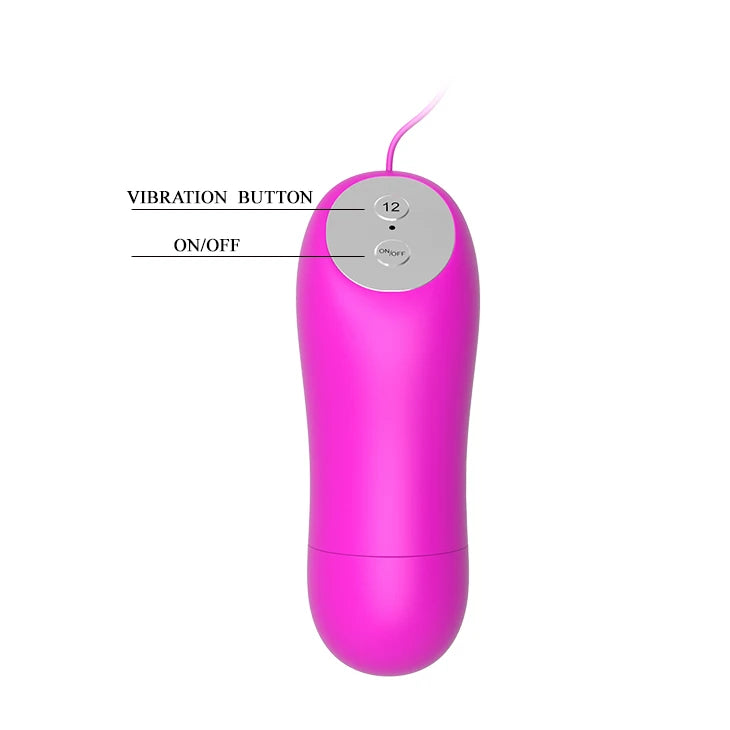 BAILE- Mini œufs d'amour, 12 fonctions de vibration