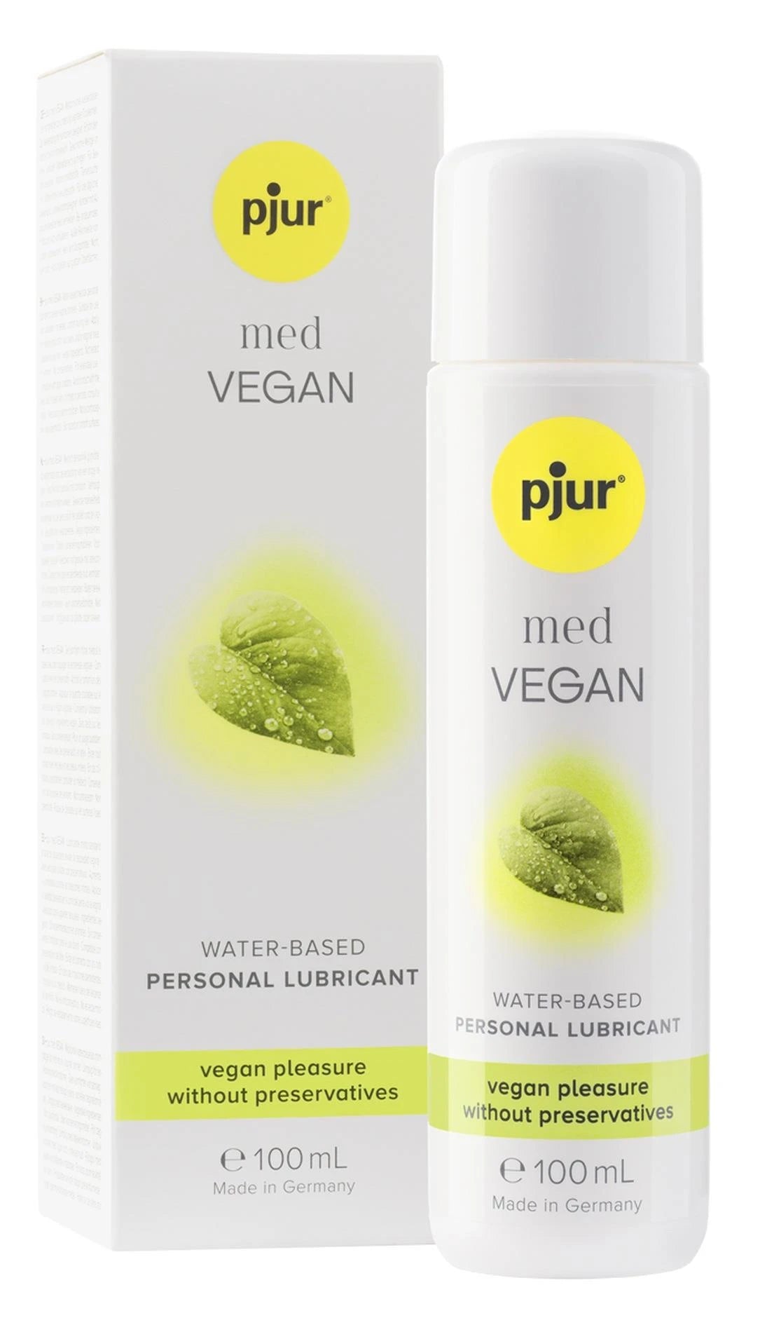 Med Vegan - Waterbased Vegan Lubricant - 3.4 fl oz / 100 ml