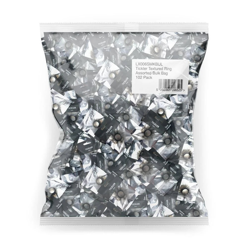 Péniszgyűrű Tickler Textured Smoke 102pcs | Me You Us