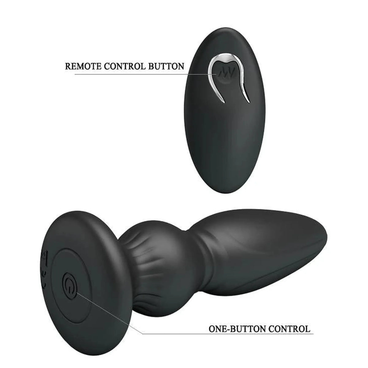 Plug anal Powerfull – vibrant BI-040086W-MR | Mr. Play