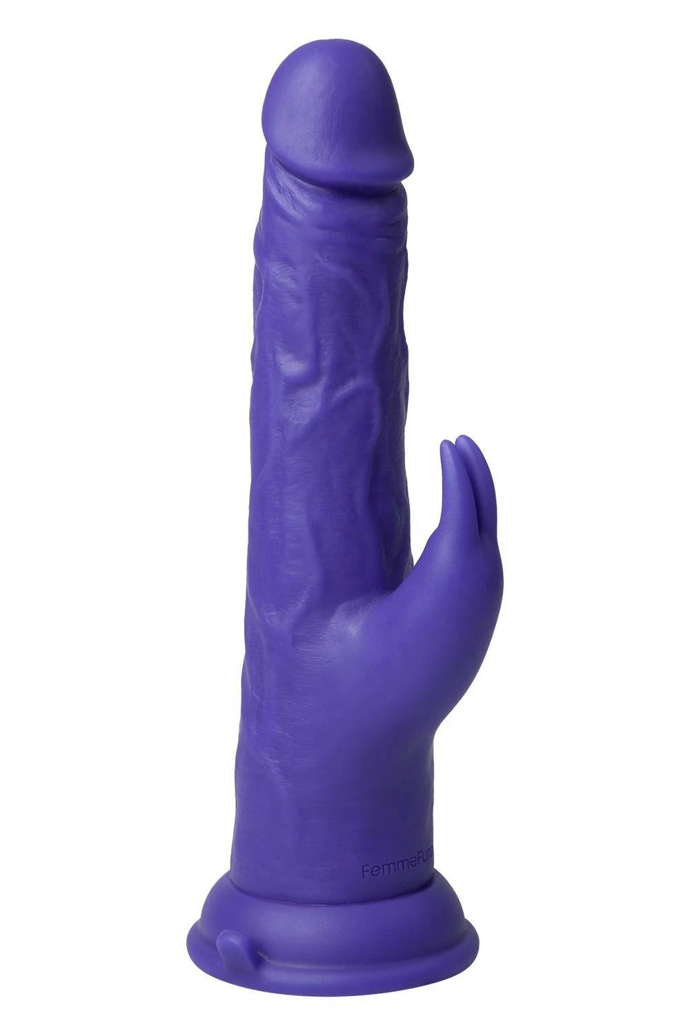 Vibratore rabbit Thruster 22.4 cm – con telecomando, ricaricabile, viola | FemmeFunn