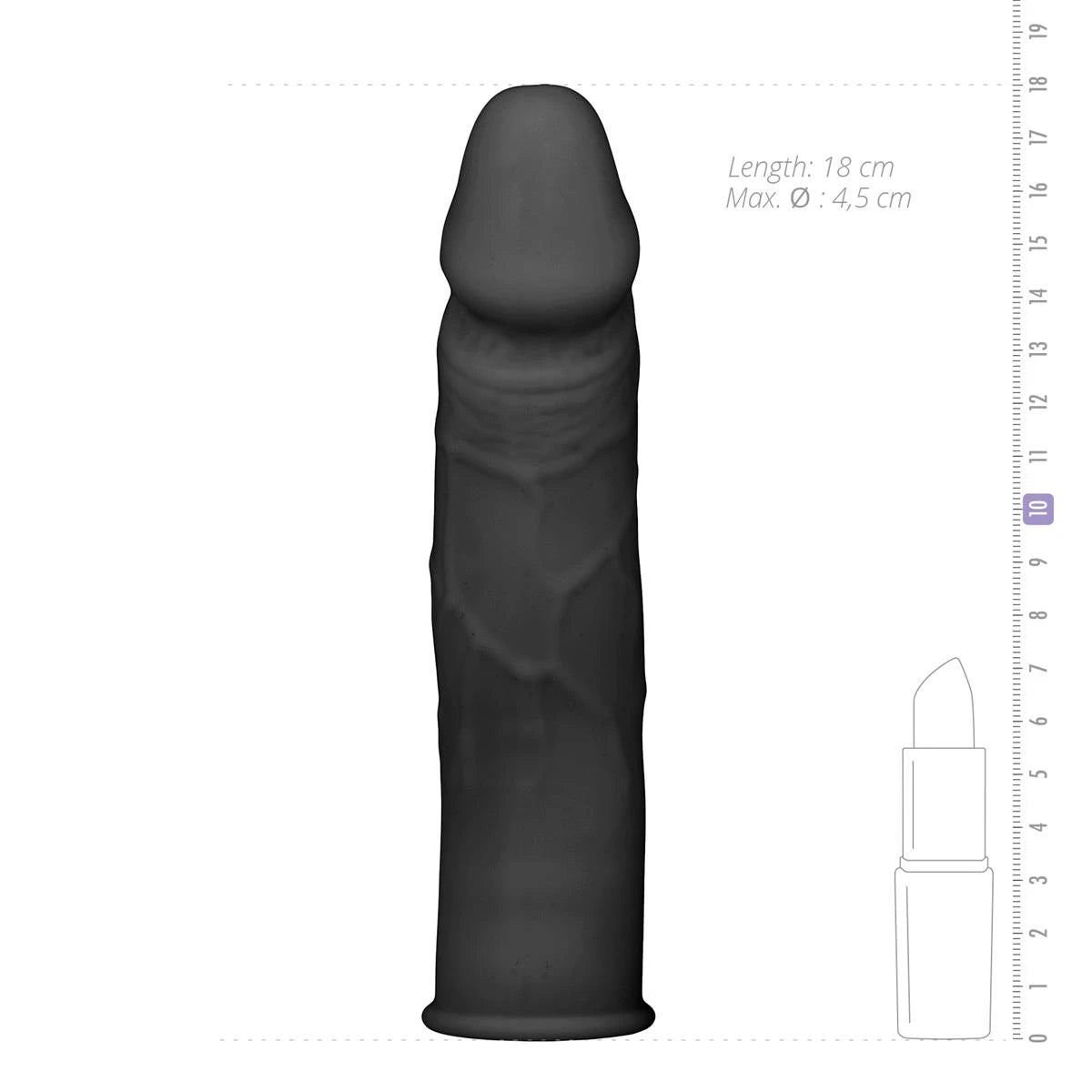 Guaina per il pene – nera | EasyToys
