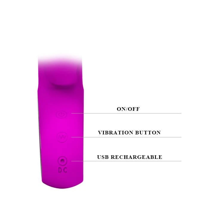 Rabbit-Vibrator Webb 12 Funktionen – wiederaufladbar | Pretty Love