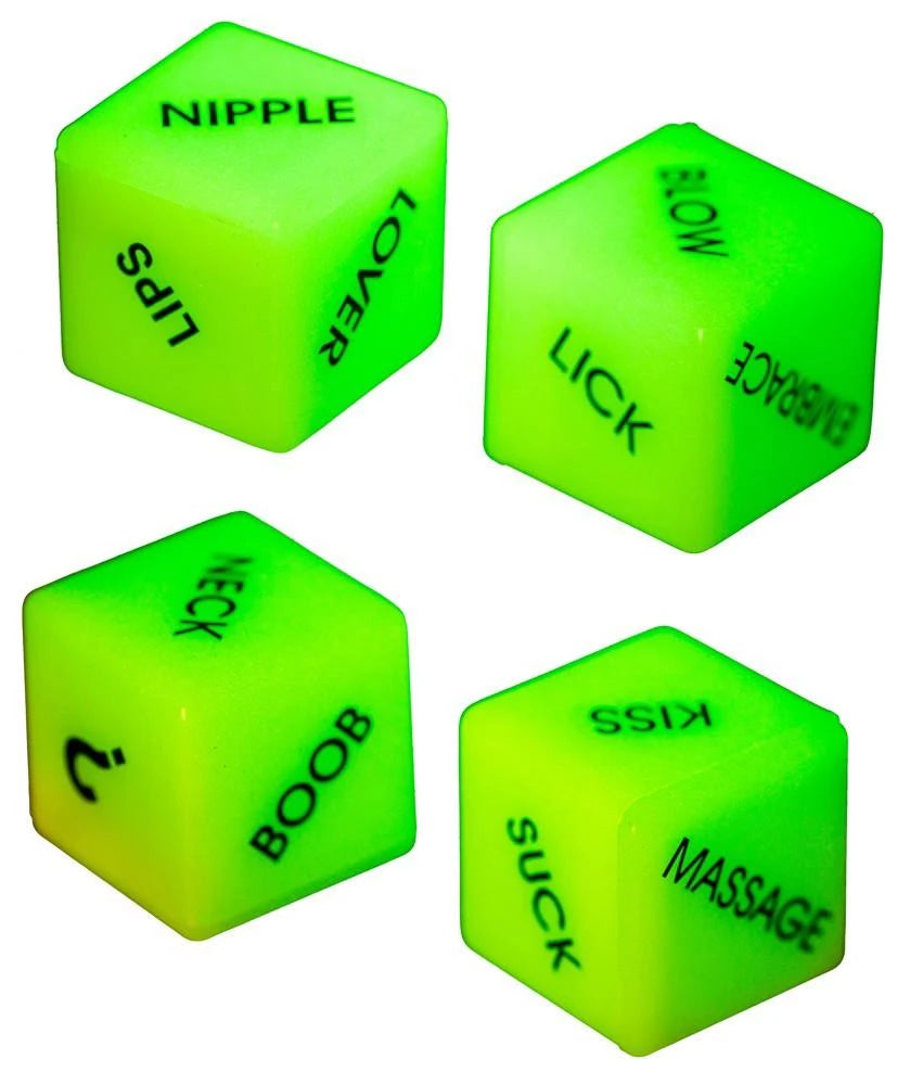 Gioco erotico Dice – fosforescente | Il mio negozio
