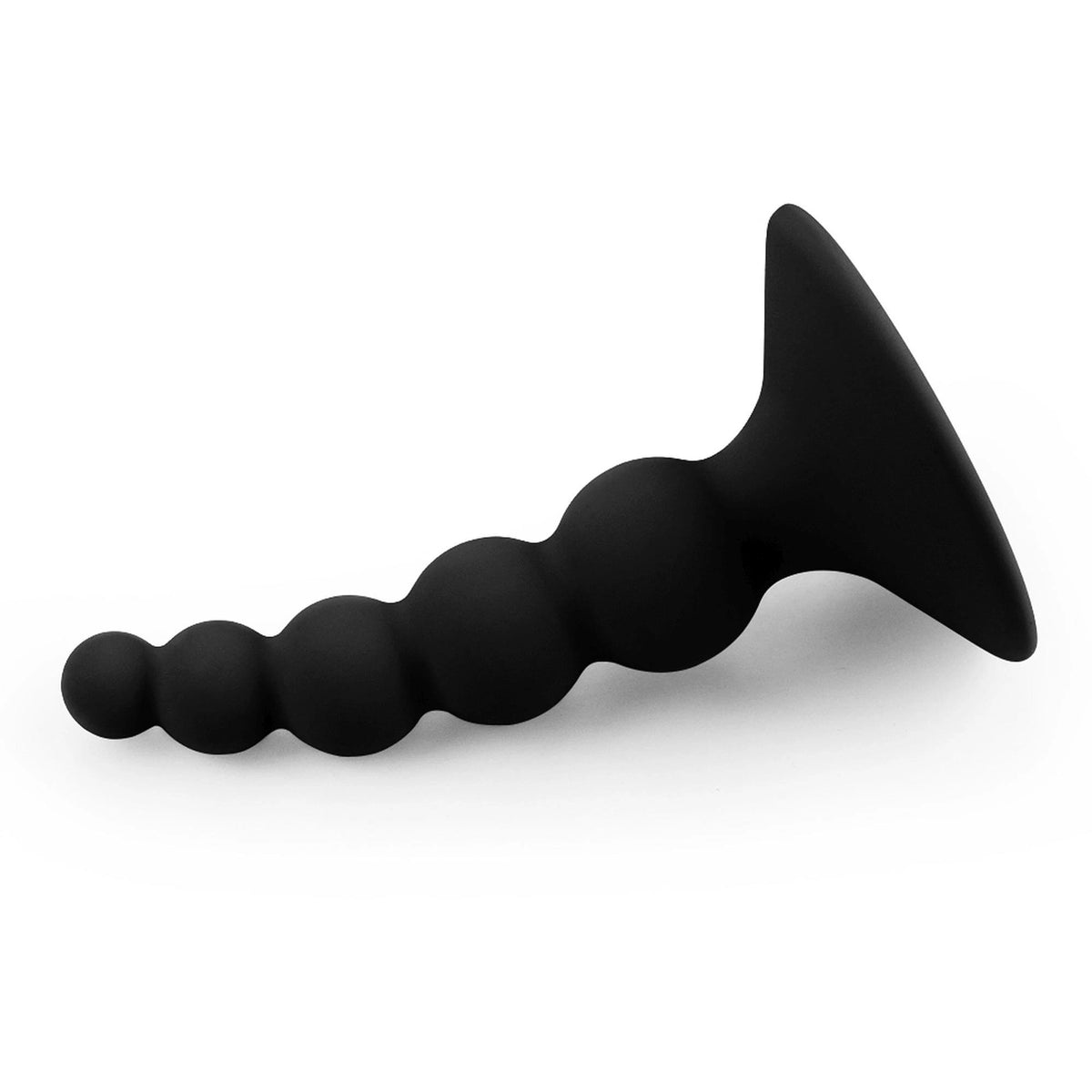 Plug anal Lure me Beaded 10 cm – vibrador, negro | Lovetoy