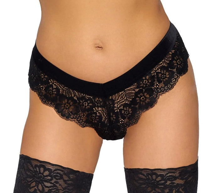 Slip – in pizzo, nero 23109611041 | Cottelli LINGERIE