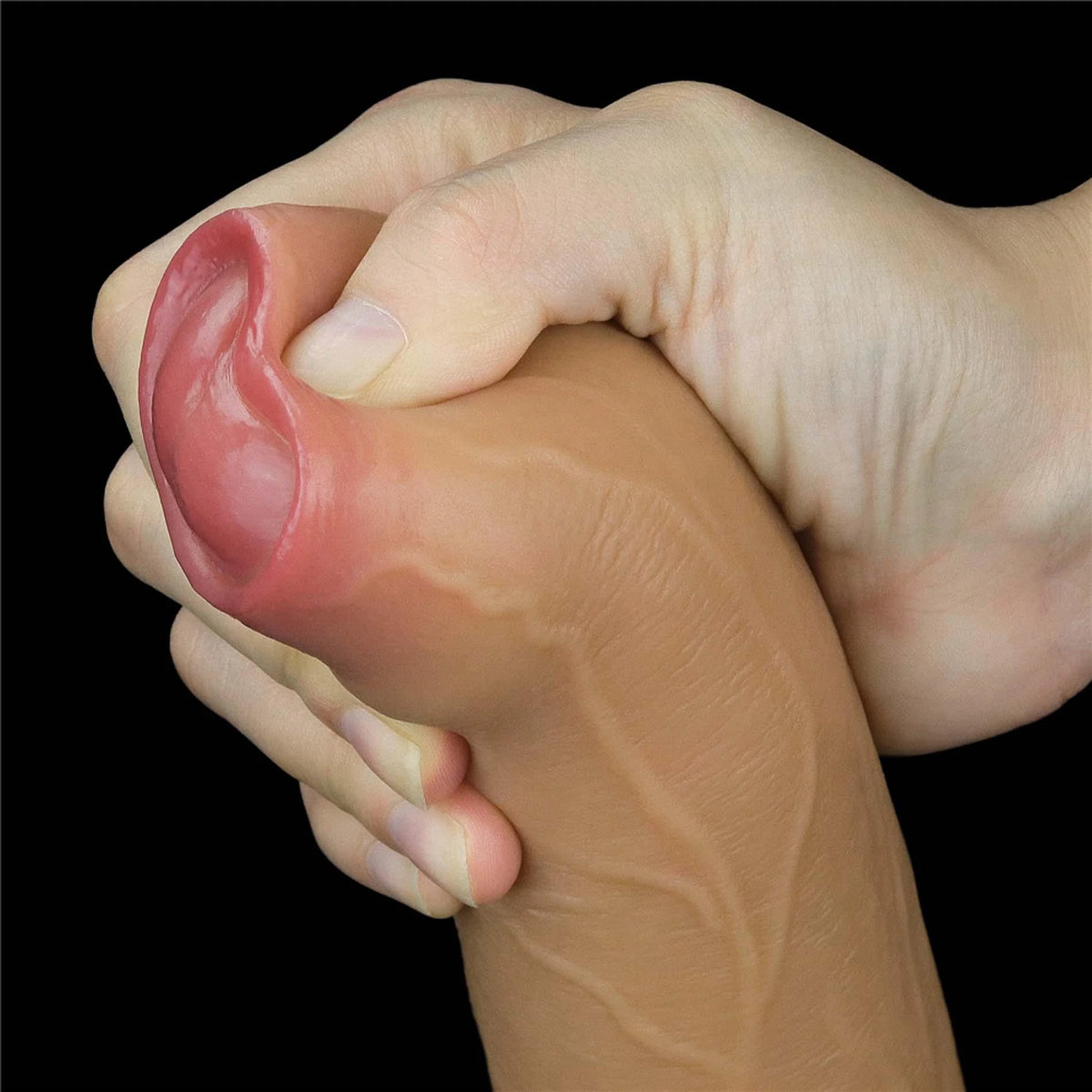 Consolador realista Handle 27.8 cm – con ventosa, nude | Lovetoy