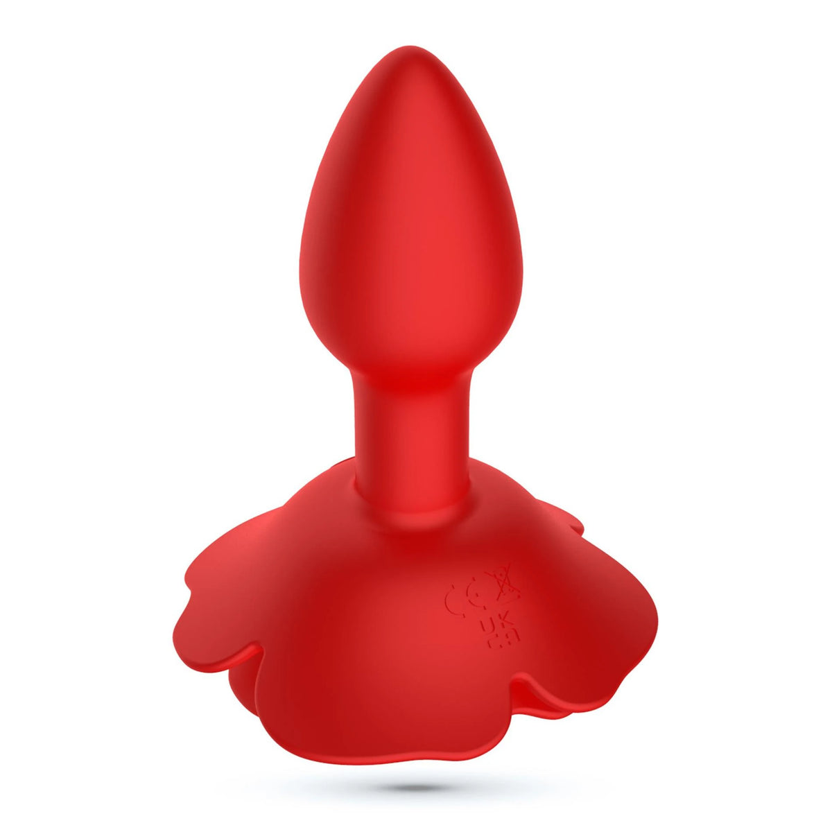Plug anal Giulietta 10 fonctions – vibrant, avec bijou, rouge | Crushious