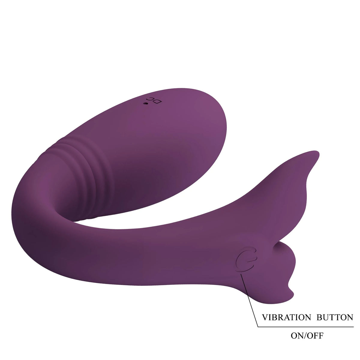 Spezial-Vibrator Jayleen Mobile distance 12 Funktionen – App-gesteuert, wiederaufladbar, pflaume | Pretty Love