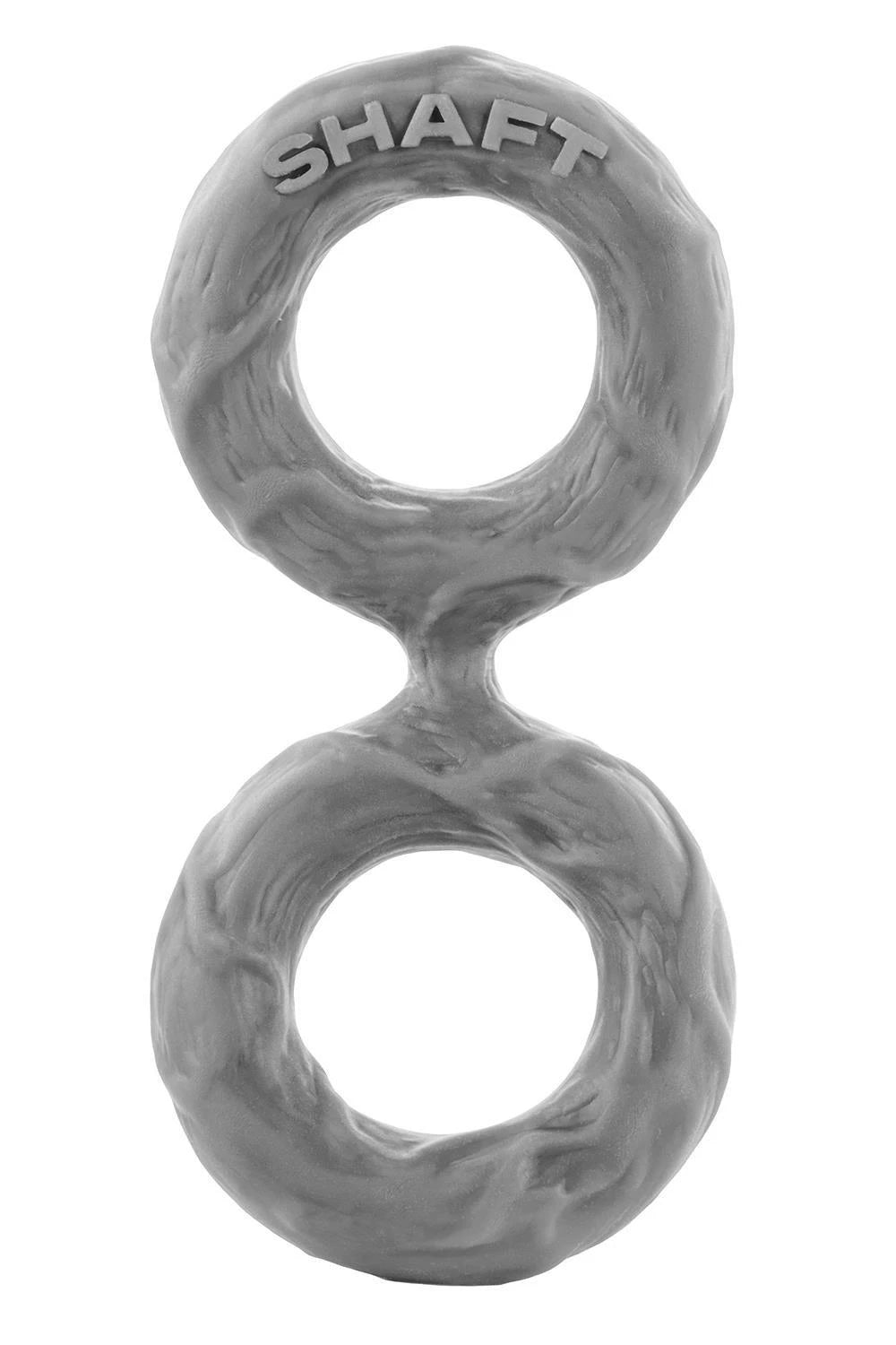 TIGE DOUBLE ANNEAU EN C PETIT GRIS
