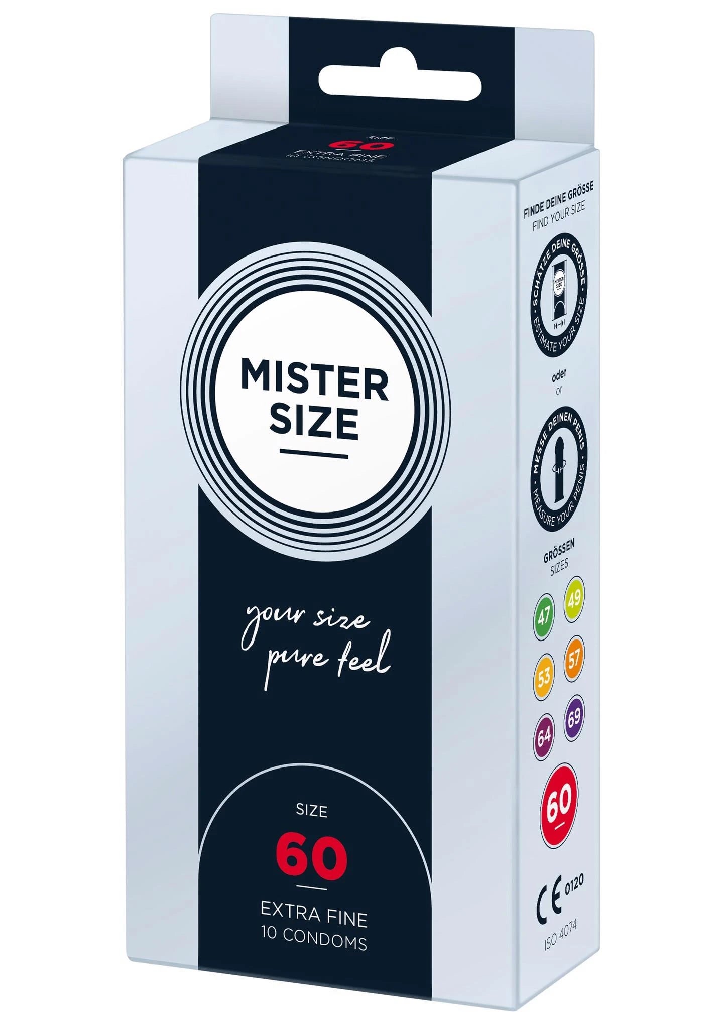 Mister Size 60mm pack de 10
