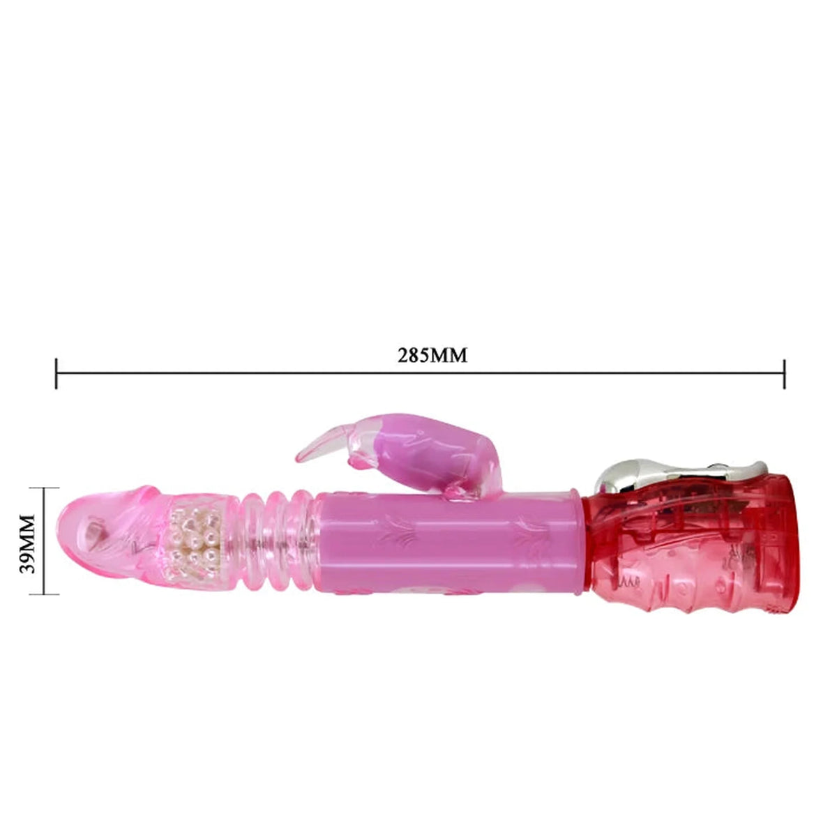 Vibromasseur rabbit Flirt Rough – à va-et-vient, rotatif | Baile