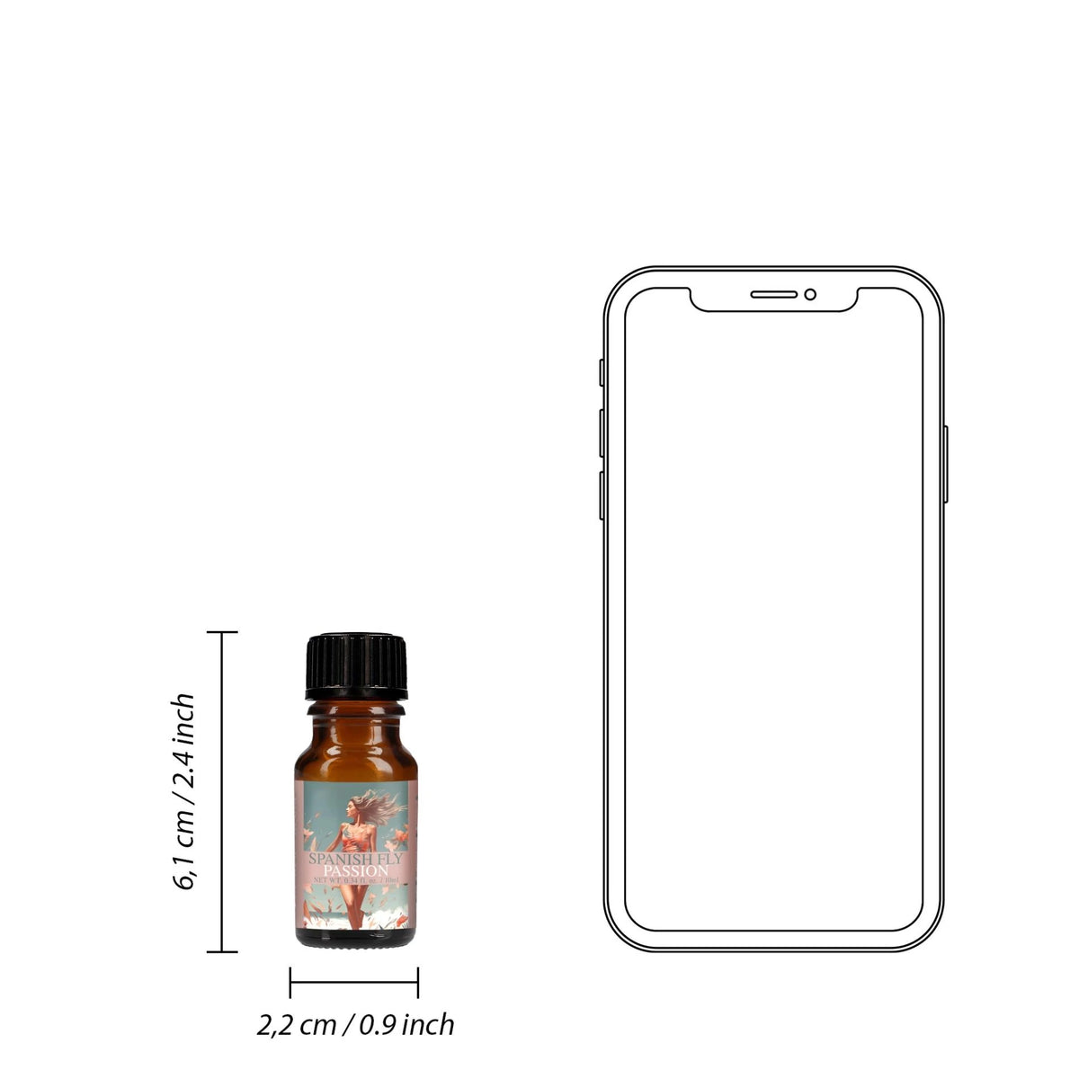 Suplemento Spanish Fly 10 ml 3.1 cm | Pharmquests