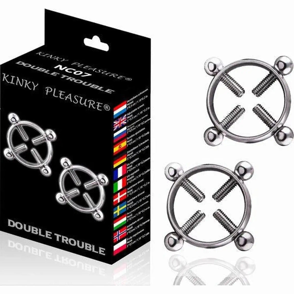 Pinze per capezzoli trouble – doppia | Kinky Pleasure