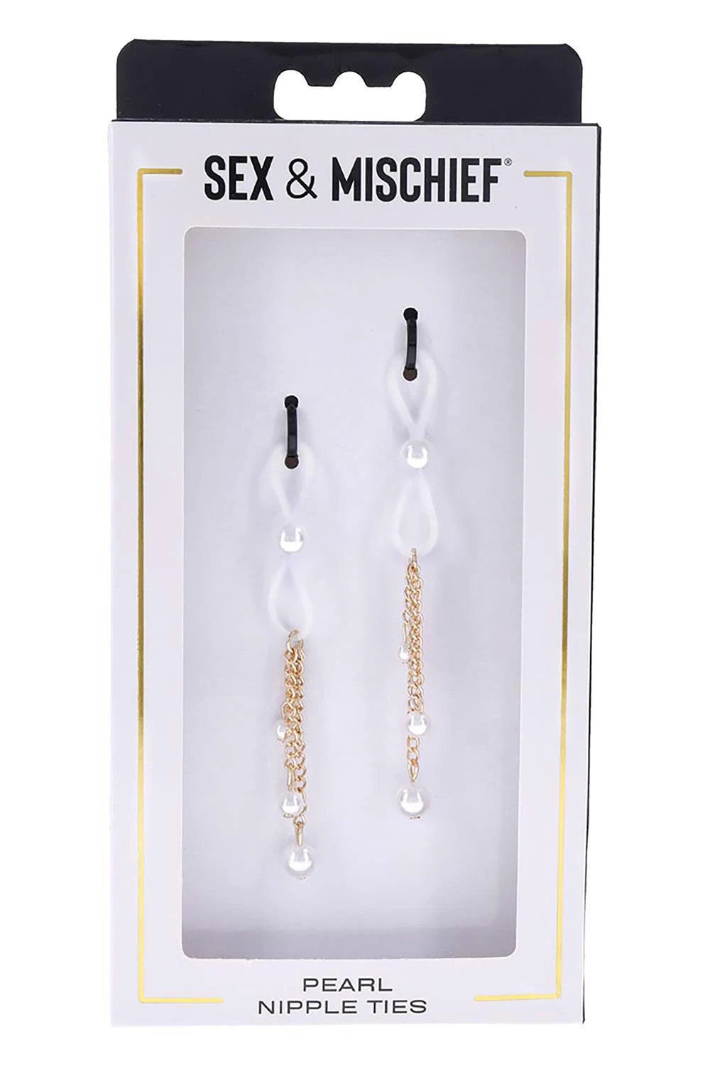 Pinze per capezzoli Mischief Pearl Ties | Sportsheets