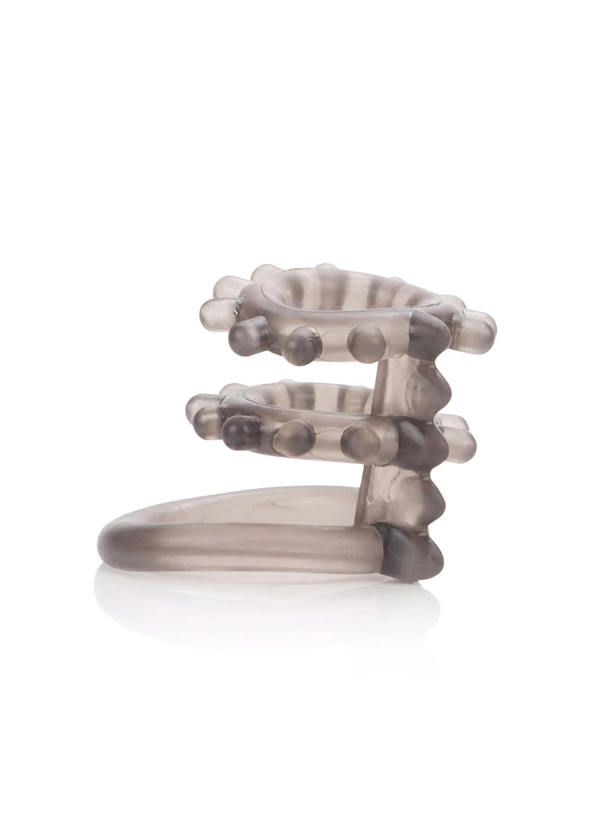 Anello fallico Support Master – doppio, grigio | Calexotics