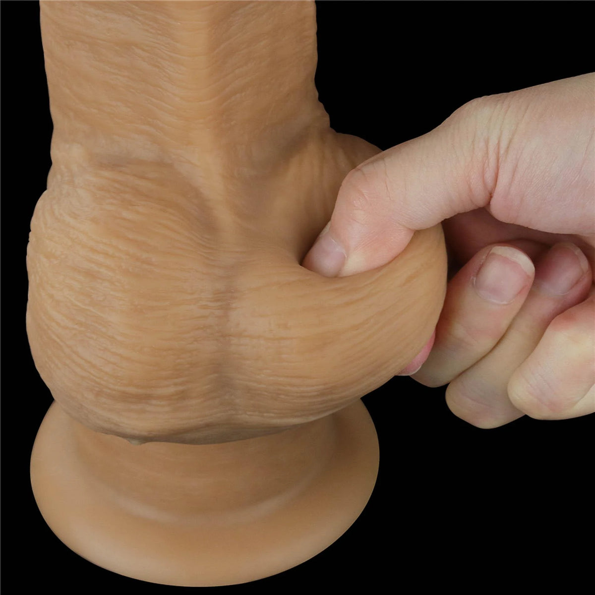 Dildo realistico Handle 30 cm – con ventosa, nude 10-LV411034 | Lovetoy