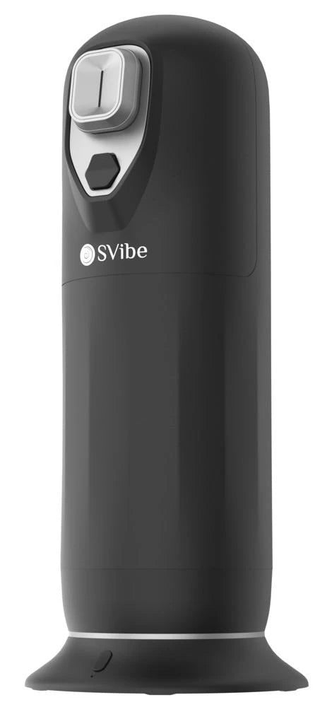 Maszturbátor Ikon 10 funkció – melegítő, lökő, fekete | SVibe