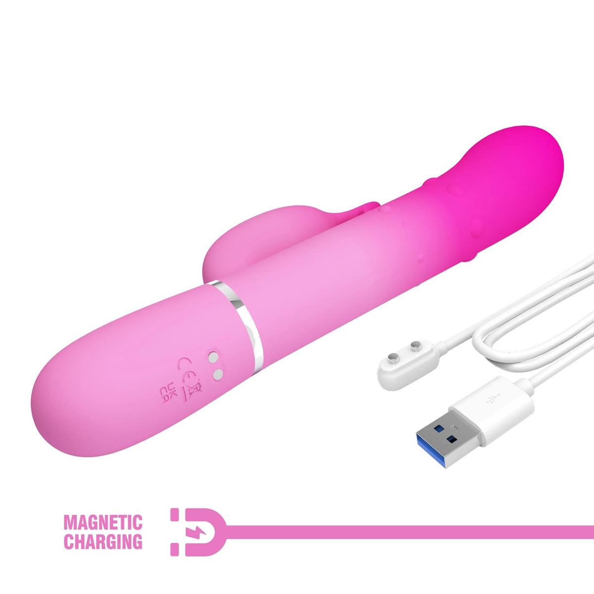 Vibrador rabbit Shima 4 rolling 7 funciones – rotatorio | Pretty Love