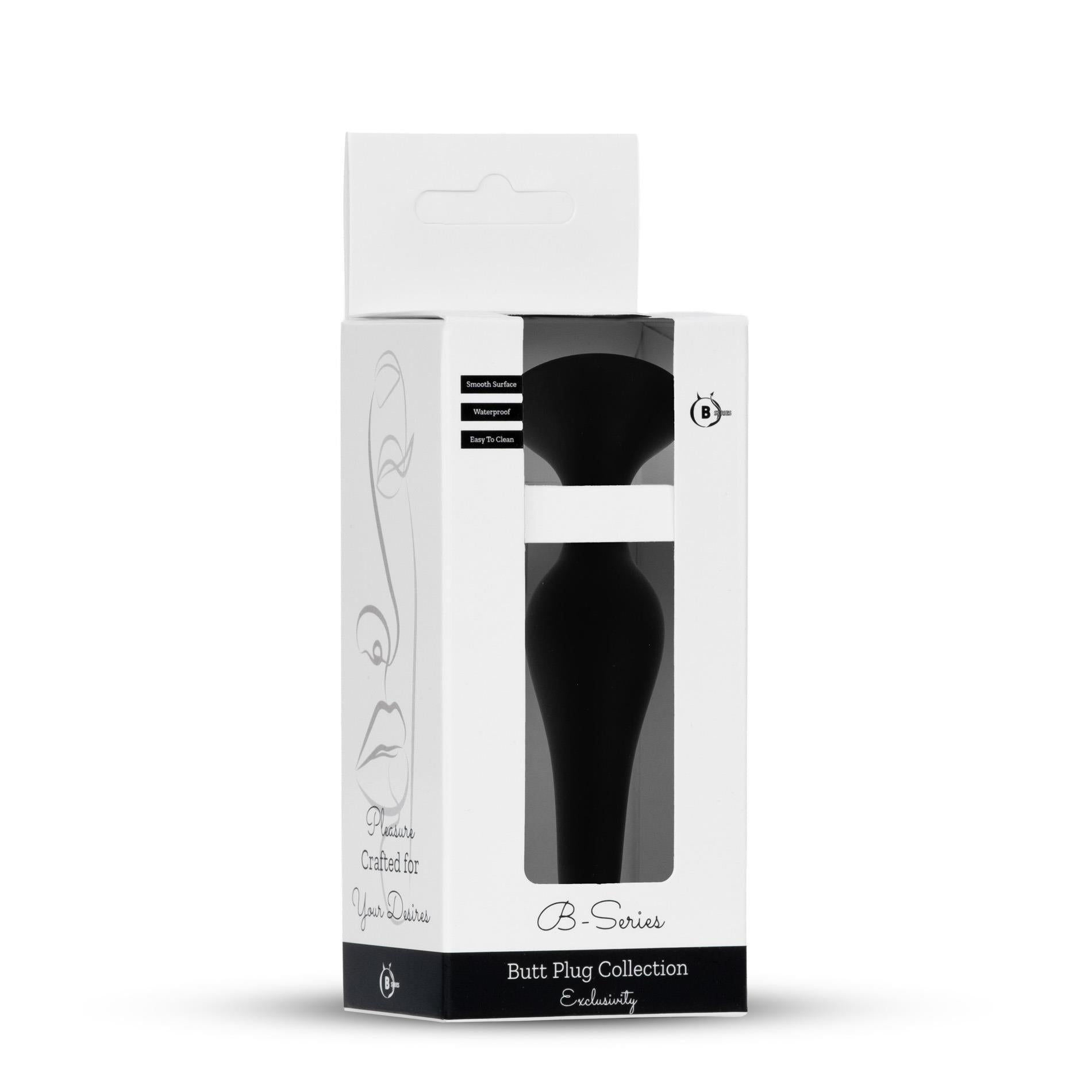 Plug-Silicone Plug Black - Extra Large