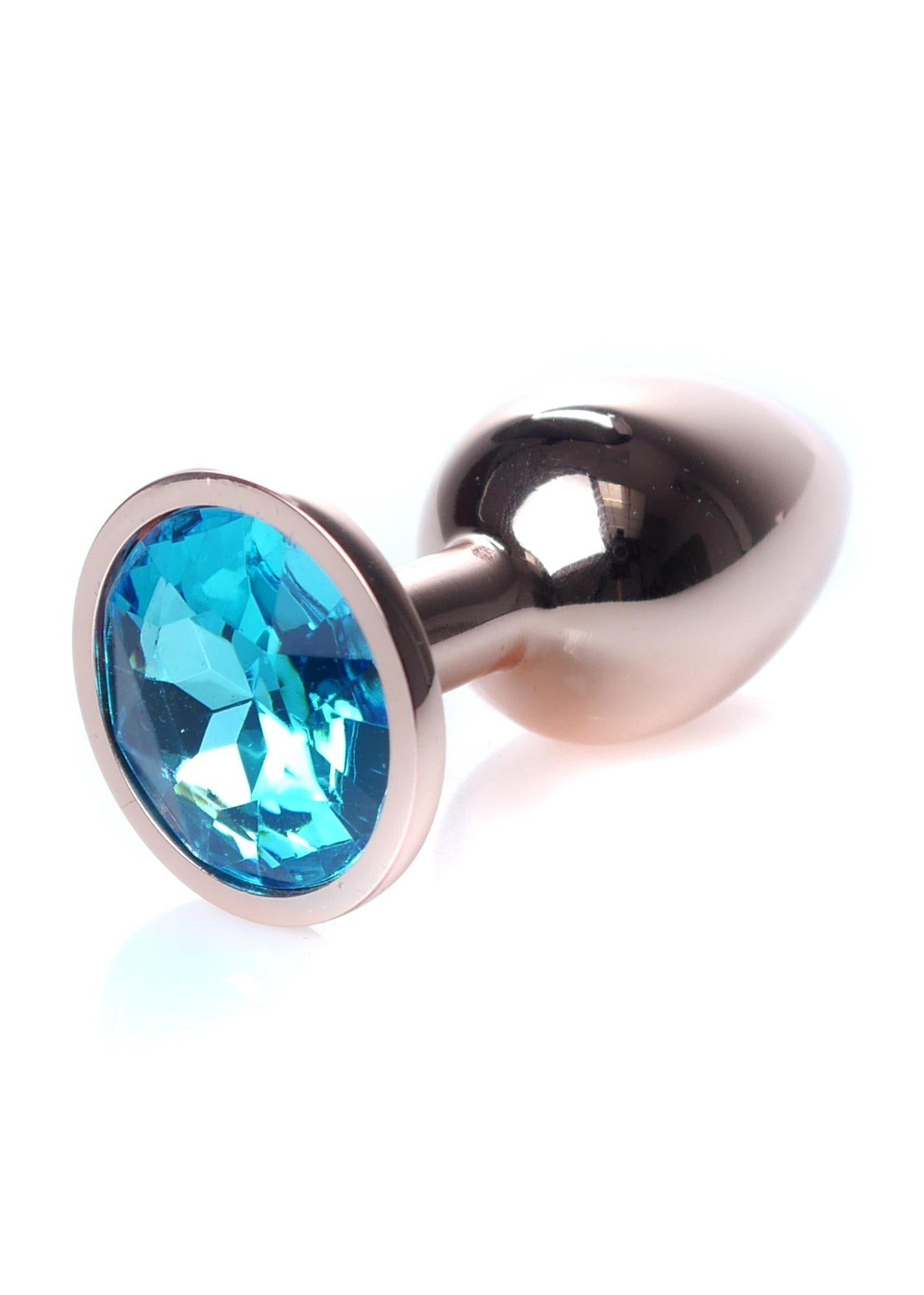 Plug-bijou Or rouge FICHE - Bleu clair