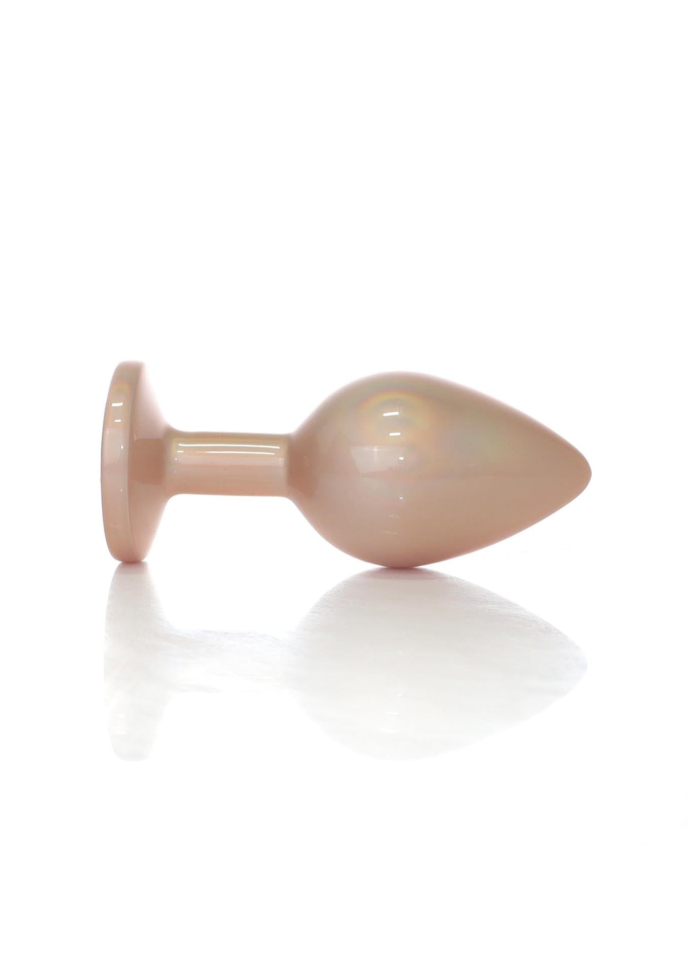 Plug-Bijoux Perle Doré PLUG- Transparent M