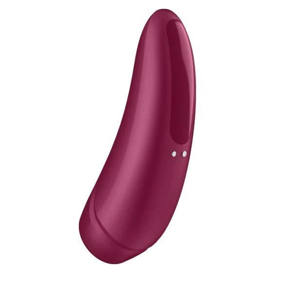 Vibromasseur - Stimulateur à impulsion d'air Curvy 1+ et vibrations Rose Rouge