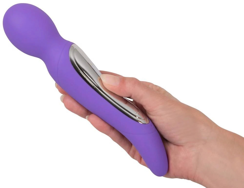 Wand-Massagegerät Motor – wiederaufladbar, doppelt, lila | Sweet Smile