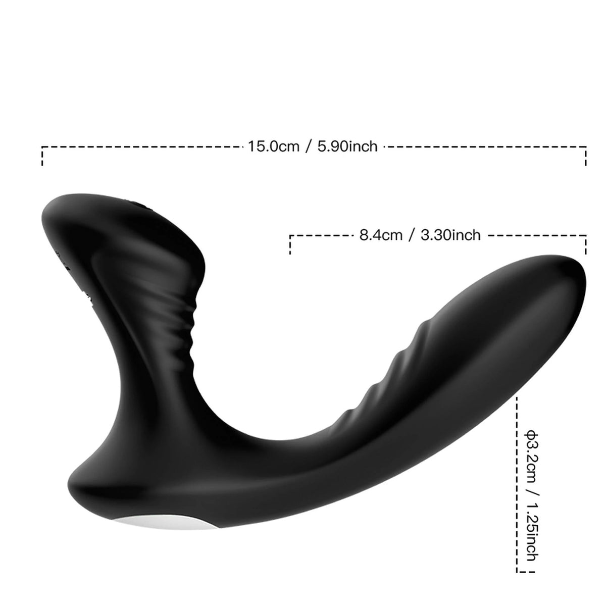 Massaggiatore prostatico Storm 9 funzioni – con telecomando, ricaricabile, nero | Favorites