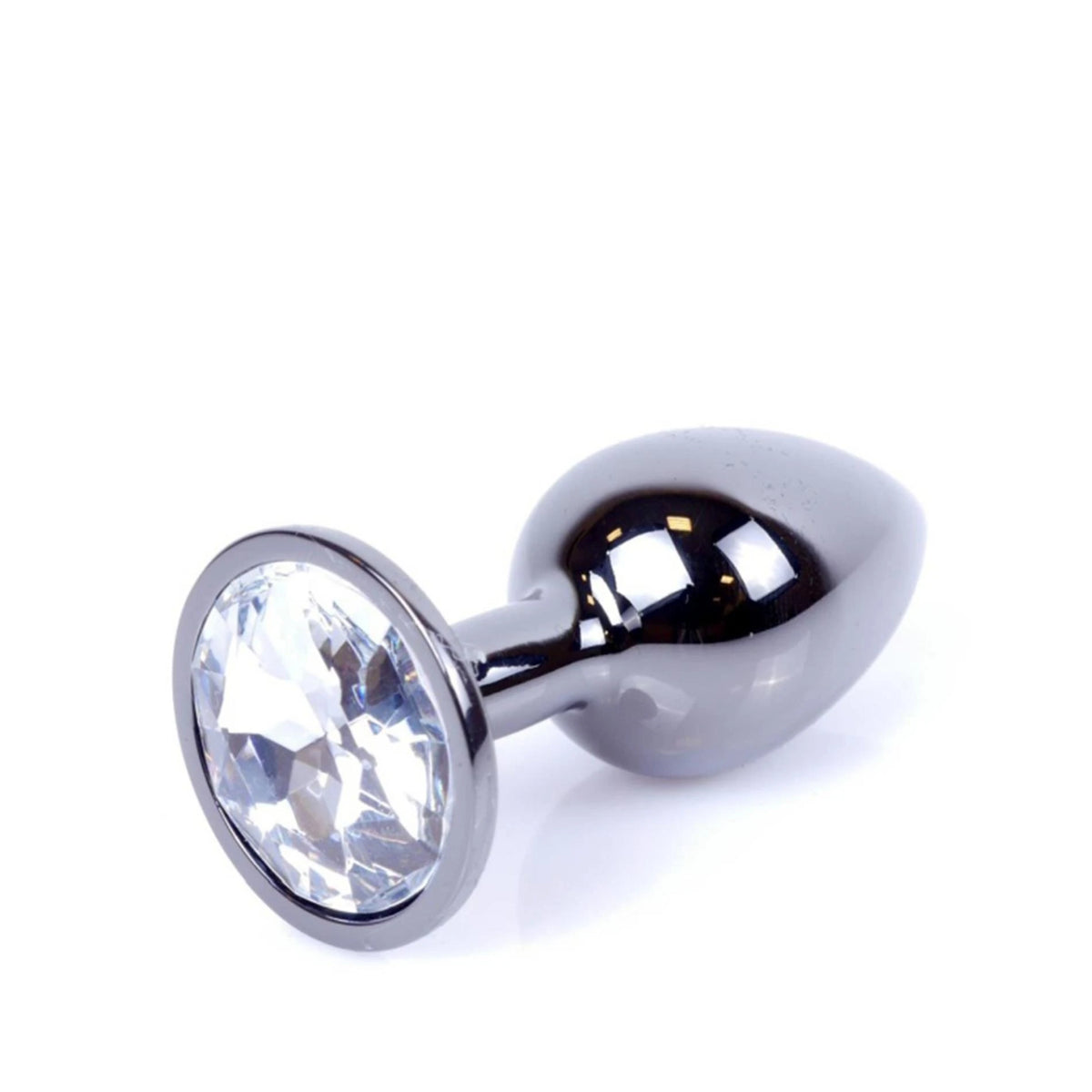 Butt plug – jewelled, clear 64-00030ML | MyLove Toys