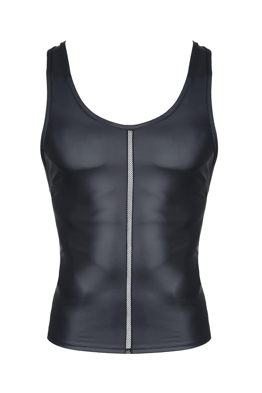 Camiseta de hombre wetlooka bez rękawów elastyczną – wetlook | Regnes Fetish Planet
