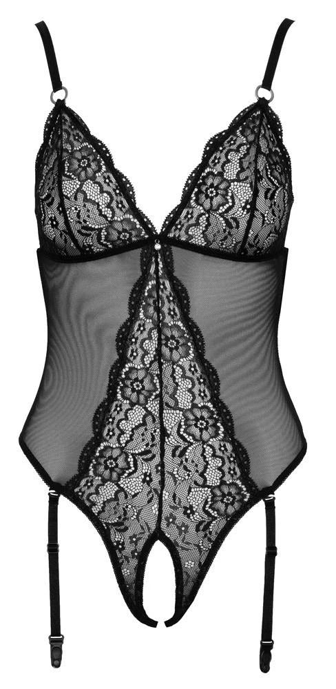 Body – in pizzo, aperto, nero 26431031031 | Cottelli LINGERIE