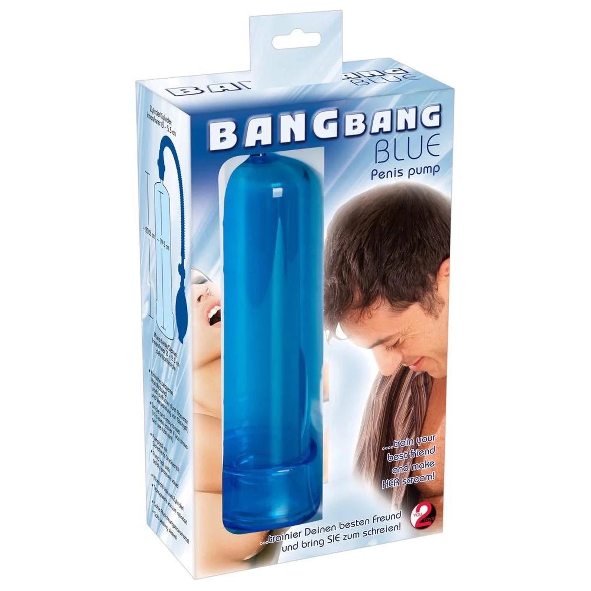 Bang Bang Pompe à pénis bleue