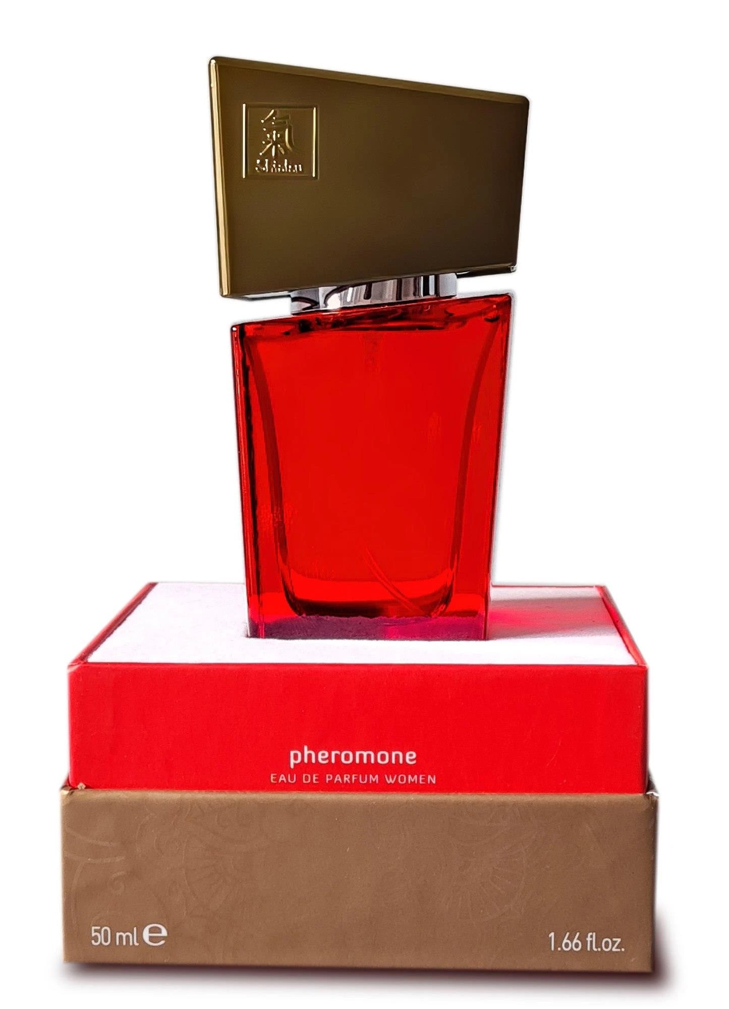 Parfum aux phéromones SHIATSU femme rouge 50 ml