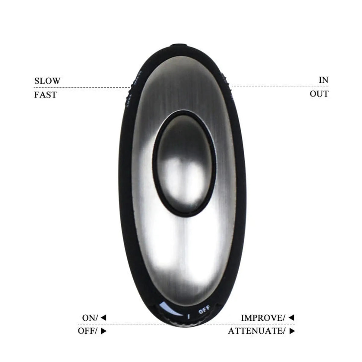 Accesorio BDSM French Impulsion – vibrador, negro | Baile