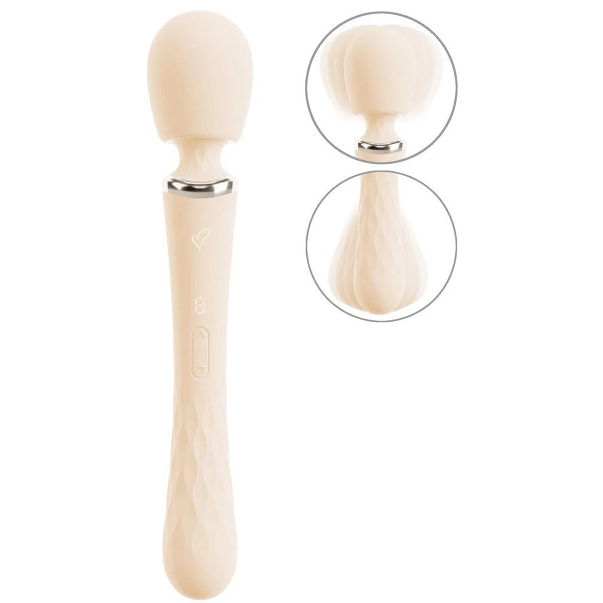 Wand masszírozó Taviro 31.7 cm – fehér | beau coeur