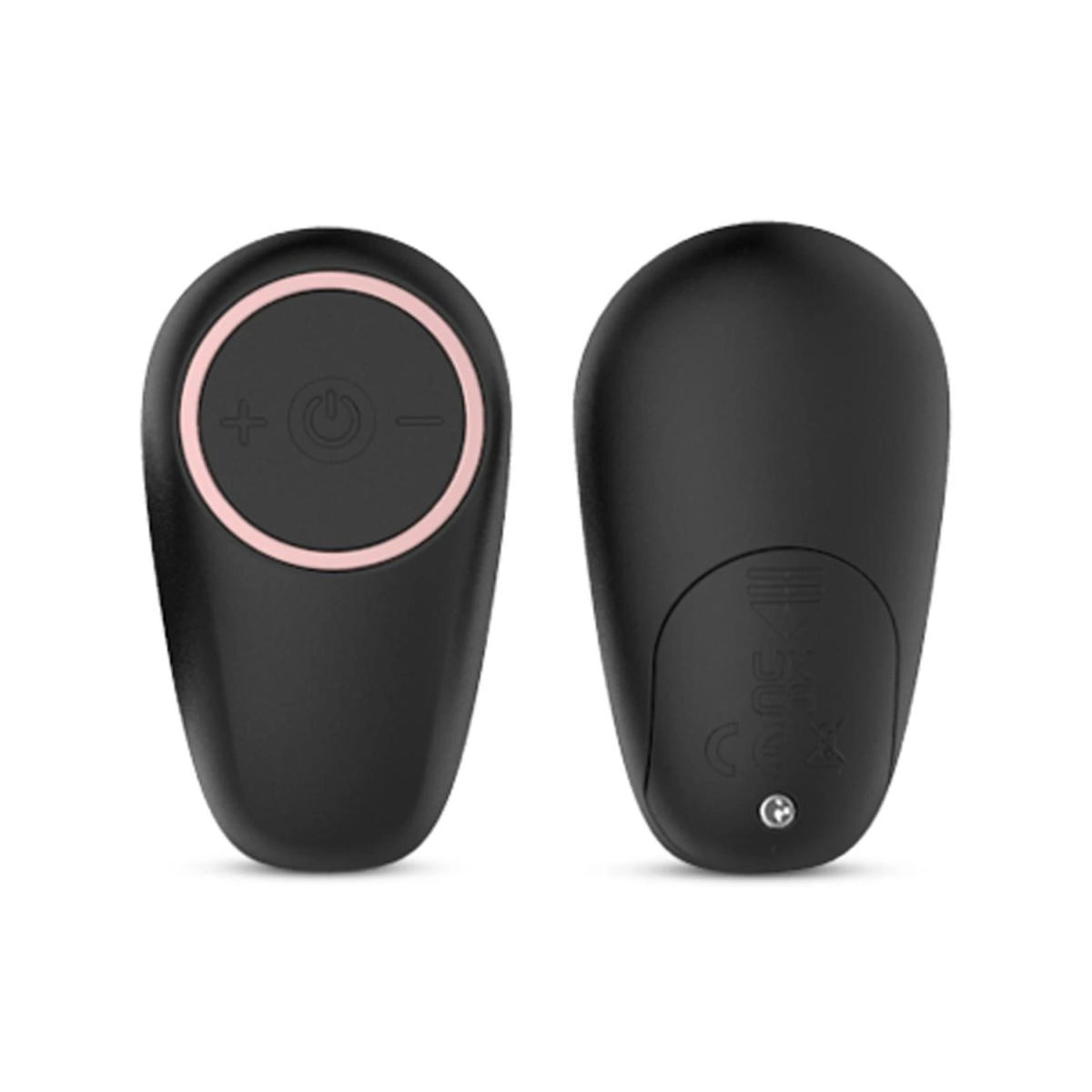 Massajador wand Pad 10 funções – com controlo remoto, recarregável, preto | EasyToys