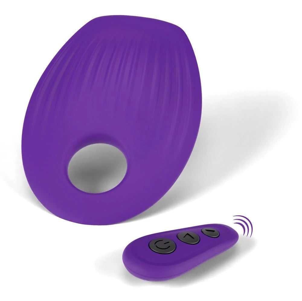 Mini-Vibrator Grinding Cushion 4 Funktionen – mit Fernbedienung, lila | Couples Choice