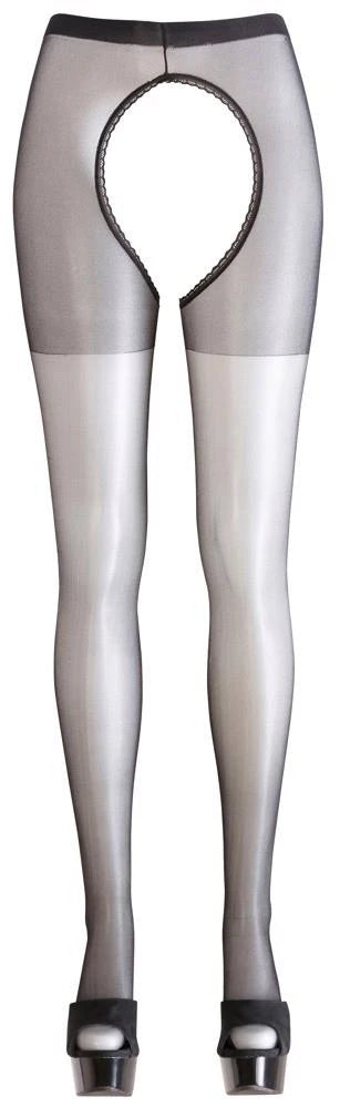 Medias Tights – abierta, negra 25101031111 | Cottelli LEGWEAR