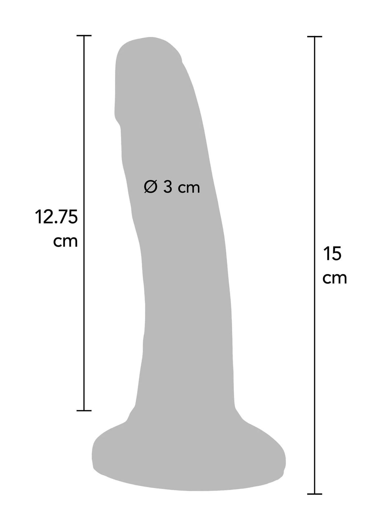 Dildo realistico Happy Dicks – con ventosa 30-10178-X-BLUE | ToyJoy