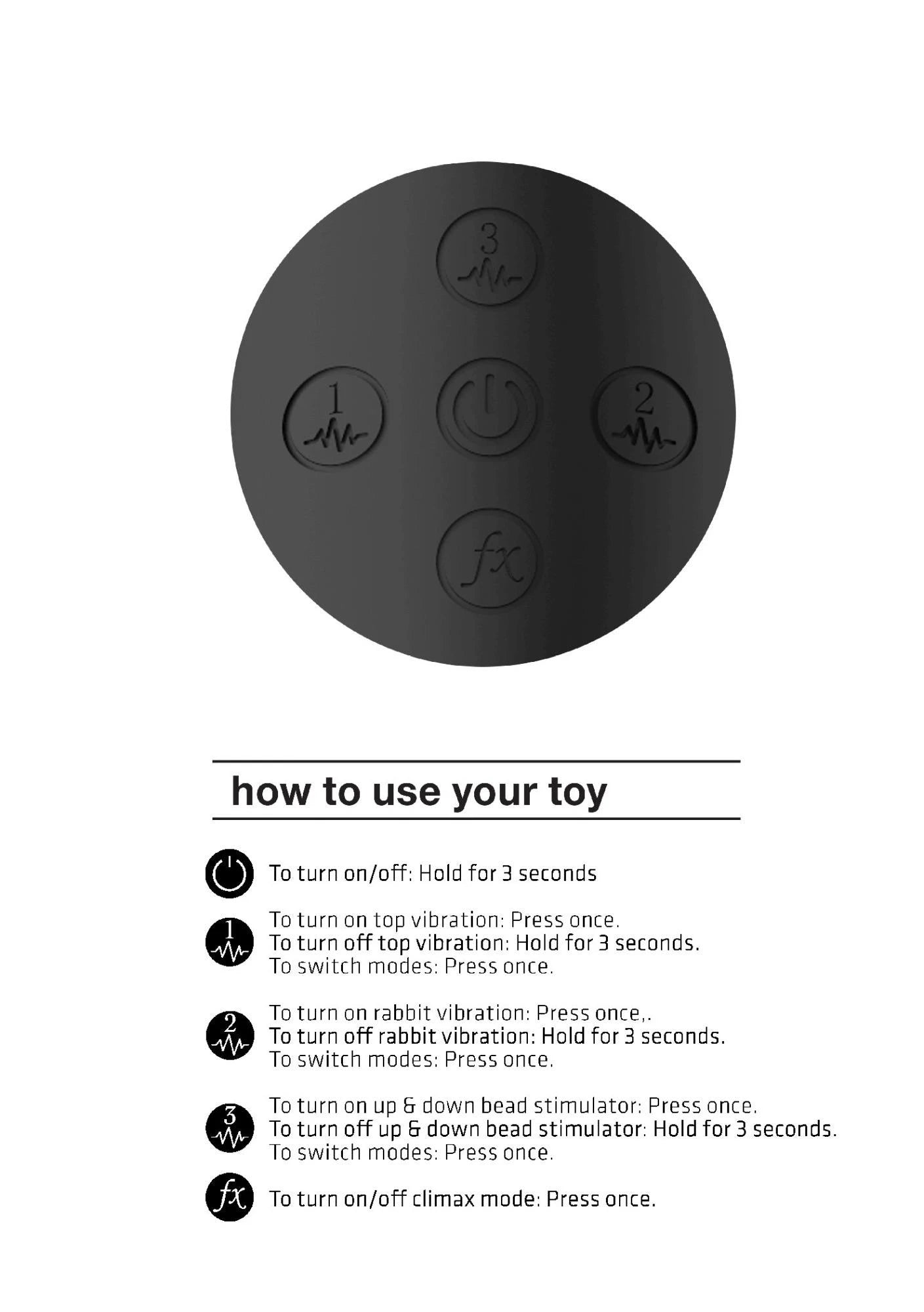 Halo - Ring Rabbit Vibrator - Black