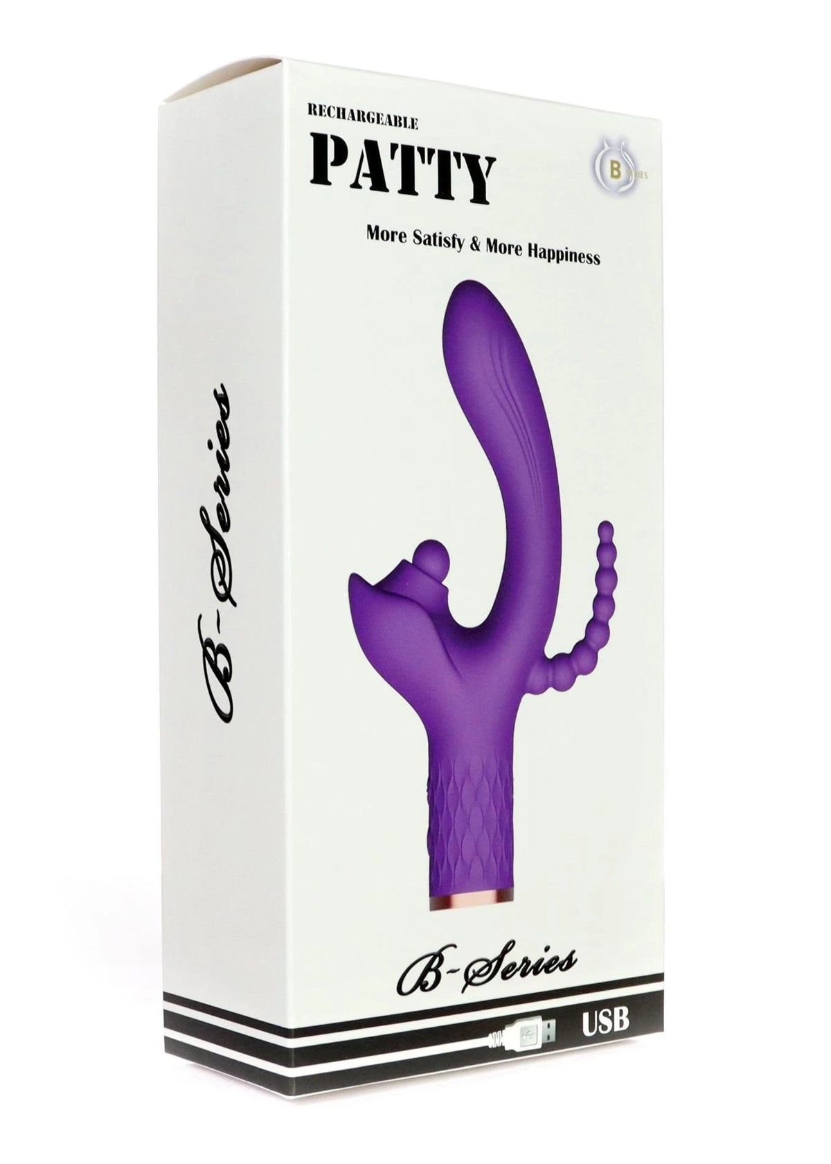 Estimulador de clítoris Patty 7 tapping 7 funciones – recargable, morado | Favorites