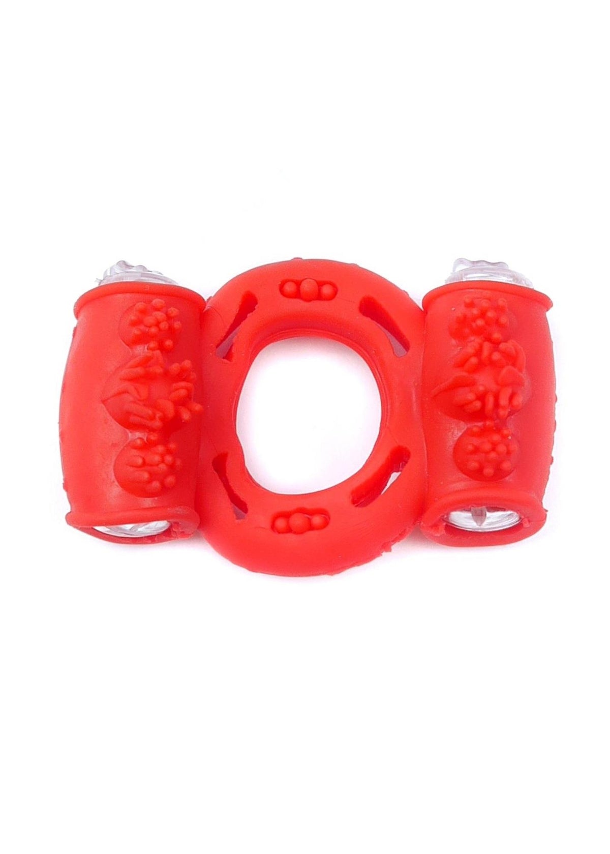 Anneau pénien Pierścień-Vibrating – vibrant, double, rouge | Favorites